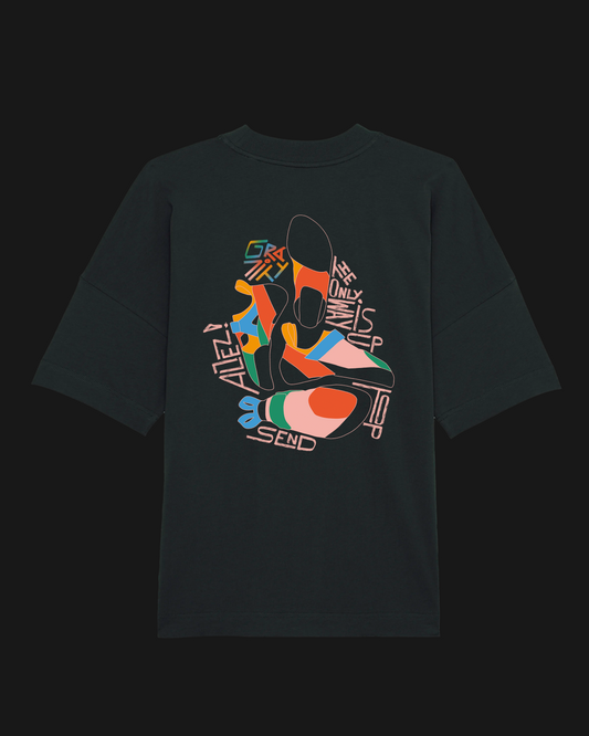Sending T-shirt Black - Unisex