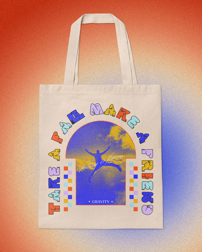 Take a Fall, Make a Friend Tote Bag